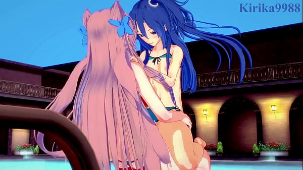 Image Tsubasa Kazanari and Maria Cadenzavna Eve intense futanari sex. - Symphogear Hentai