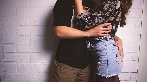 Image She gives a blowjob to her boyfriend in a sexy blouse and allows him to cum in her mouth.