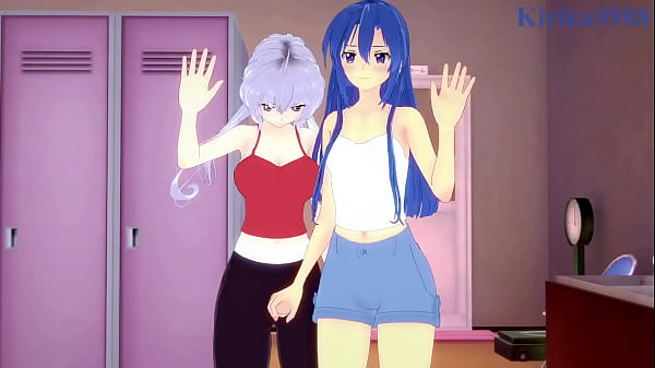 Image Tsubasa Kazanari and Chris Yukine intense futanari sex. - Symphogear Hentai