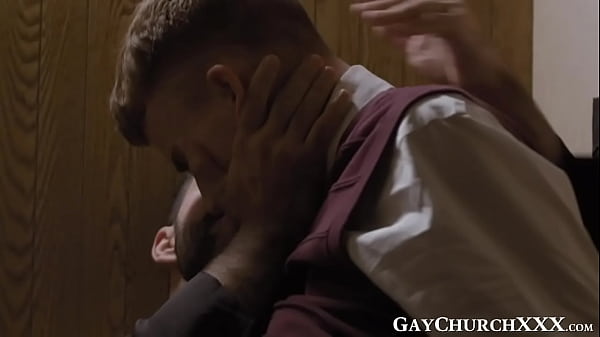Image Throatfucking in the small window of the confession room