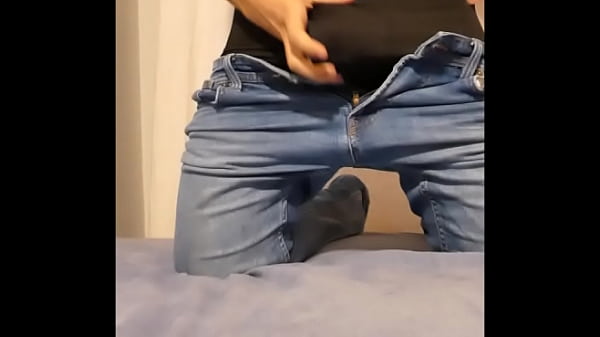 Image Sensual masturbation until I cum on stained pants - Cum Rag - Wertert009
