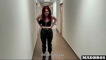 Image French Goth Cheats On Her Boyfriend In A Corridor And Toilet For Concert Tickets !!!
