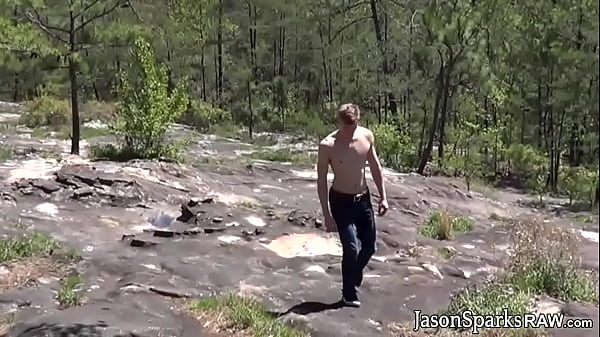 Image Jock jerks off solo while bathing in the soft warm sunlight