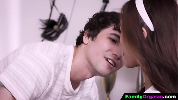 Image FamilyOrgasm - Peeper Milf with her Inexperienced Step Son and Girlfriend