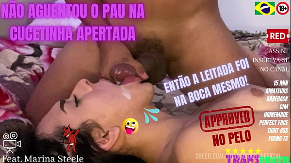 Image N&Atilde_O AGUENTOU O PAU NA CUCETINHA APERTADA, ent&atilde_o a gozada foi na boca mesmo!