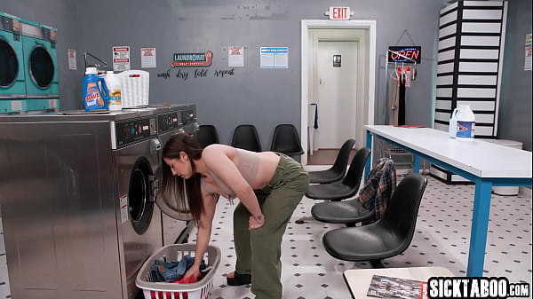 Image Hardcore fucking at a public laundromat with horny big tits Jennifer White