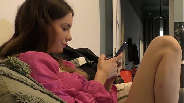 Image Skinny Petite Girlfriend comes for a Porn Casting No Panties and Braless like this to show her Pussy and spread her Legs