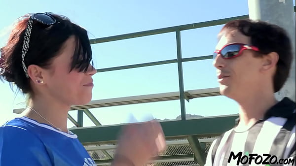 Image MOFOZO.com - Black Haired Cheerleader Gets The Cum In Her Mouth