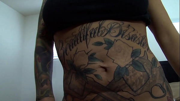 Image Tattoed milf brunette like Ami