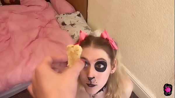 Image Jessica Bloom trains puppygirl Jenby part 1: tricks and treats