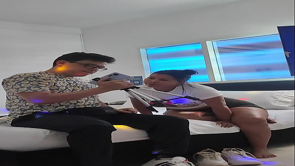 Image mature whore cheating on her husband with her little step-nephew
