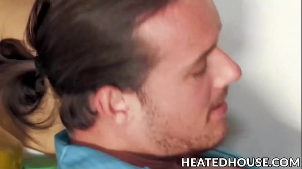 Image Plumber Dan Saxton pounds assistant Beaux Banks tight hole