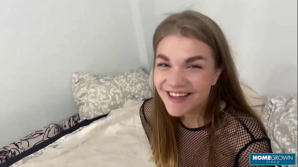 Image Sexy brunette Amanda Clarke sucking cock before a hard pounding