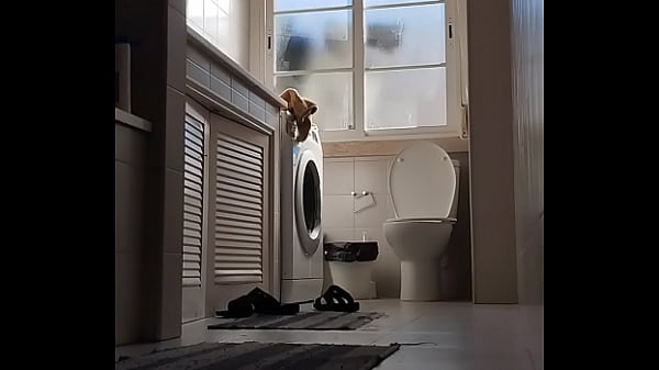 Image Hot man masturbating with milk in his hand
