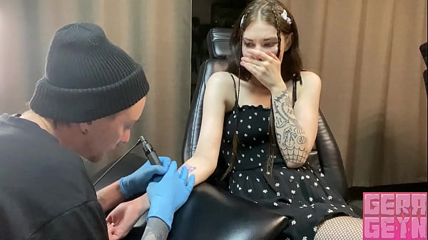 Image Gerageyn -I decided to thank to the tattoo artist and sucked his huge dick, he gdve me some candy