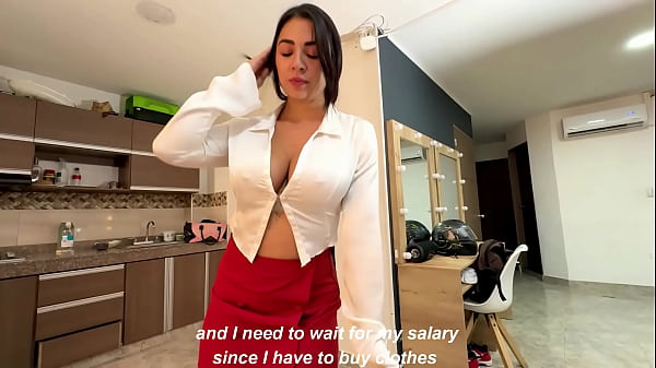 Image Hot secretary tries to win a raise by showing her big tits and fucking the boss - Silvana Lee