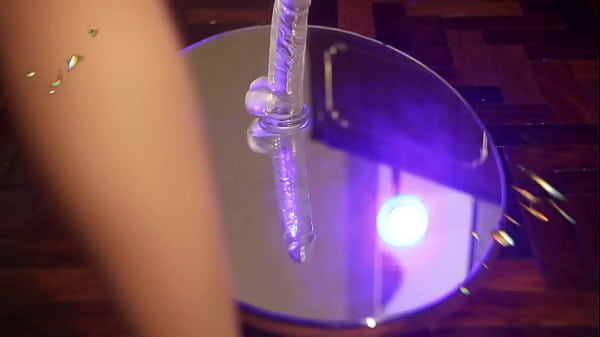 Image stepsister tear tan pantyhose then masturbate hairypussy glass giant dildo moan and then ride giant cock mirror and get hard orgasm