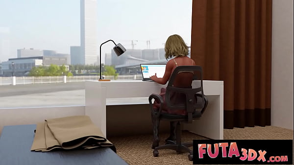 Image Futa3dX - Redhead Hot Babe Gets Pounded Hard By Hot Futa COCK