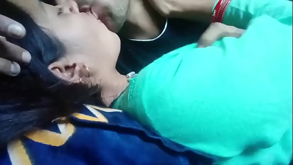Image Kissing and pressing boobs of girlfriend