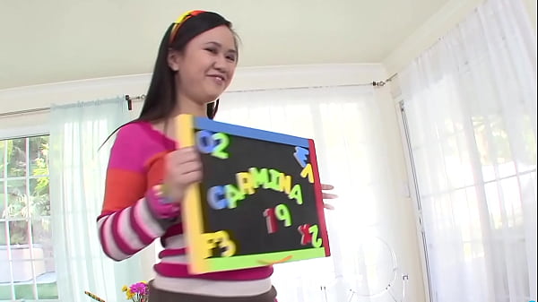 Image CARMINA KAI Cute 19 YO Asian Cutie FIRST TIME! Huge Cock POV