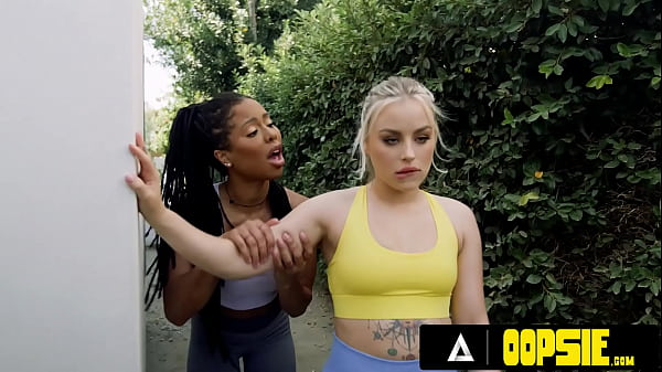 Image OOPSIE - Hot Kira Noir's Bestie Gets Aroused While Seeing Hot Woman Walking Her Husband With A Leash