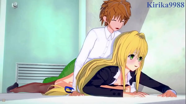 Image Ryouko Mikado and Tearju Lunatique and Rito Yuki intense sex. - To Love Ru Hentai