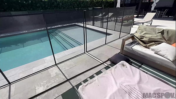 Image Petite Blonde Neighbor Krissy Knight Gets Fucked Outside by the Pool