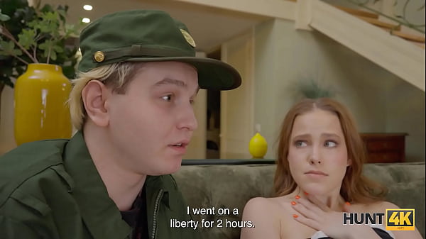 Image HUNT4K. Ex-Military Cuckold Surrenders Her Pussy
