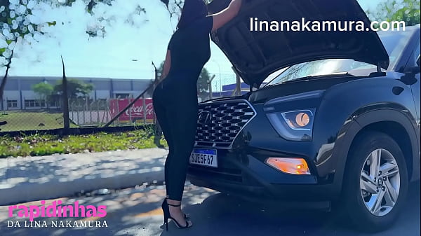 Image Asi&aacute_tica gostosa e flagrada fazendo sexo na Rua - Big Ass Latina - Lina Nakamura - John coffee