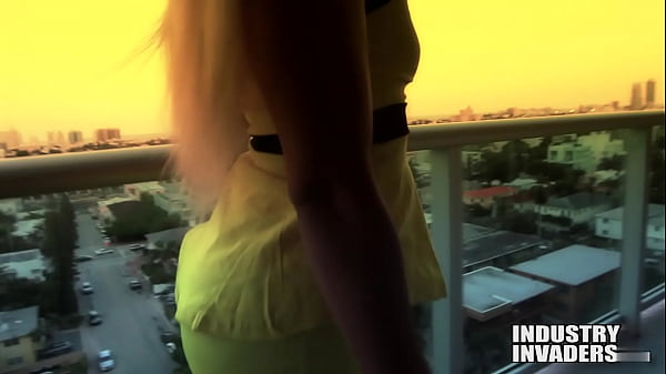 Image Blonde Big Booty Ebony Sucks Dick and Gets Her Big Ass Fucked on Miami Rooftop by Monster 12-Inch Dick