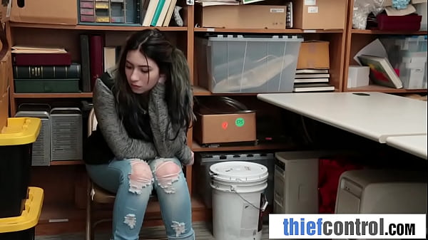 Image Big Tits Lingerie Thief Gets Her Comeuppance In the Security Guard's Office