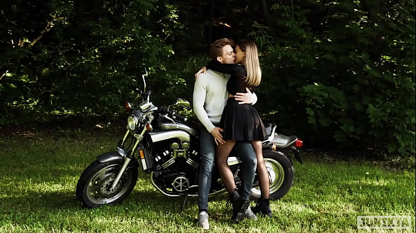 Image Biker fucks his girlfriend on a motorcycle (Part 1)