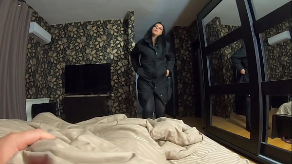 Image PREVIEW-MilfyCalla face fucking, doggystyle and Cumming over my long Black winter Jacket 183
