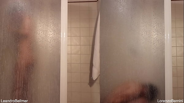 Image Friends showering after gay sex