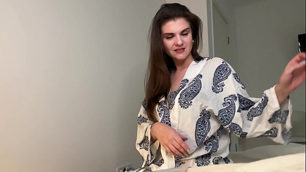 Image Stepmother was caught by her stepson in her bedroom while she cumming