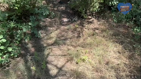 Image Bisexual couple fucks in the forest with a stranger - juicy fuck in a public park