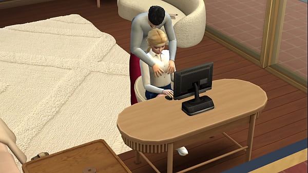 Image Daddy fucks stepdaughter hard after school - Sims 4