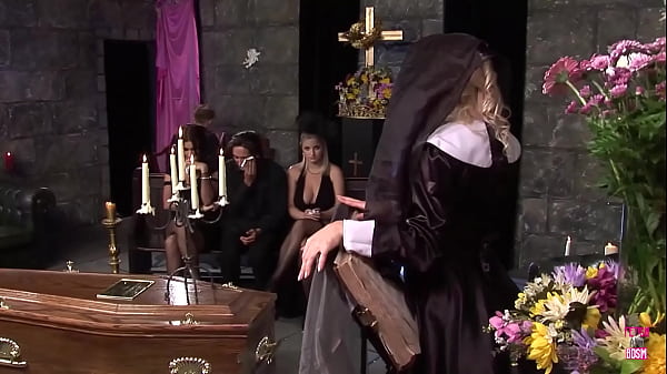 Image After the funeral three guys and three girls sat down to mourn the lost souls