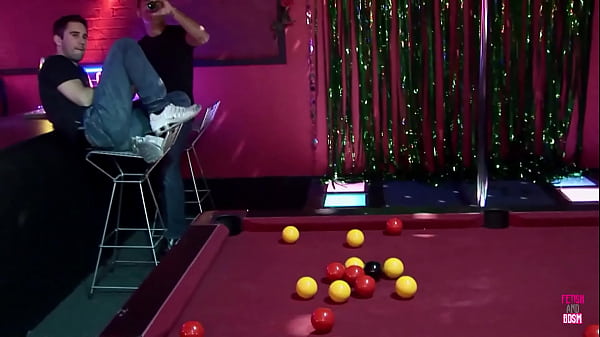 Image After playing billiard the girls got banged by many guys on the pool table