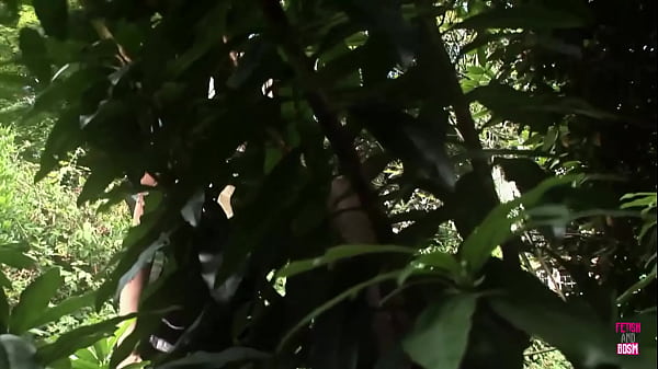 Image A stunning bee was watching how two jungle guys drill a sexy princess of darkness