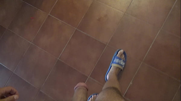 Image horny stepson takes out his big cock when he sees his French stepmother naked in the kitchen