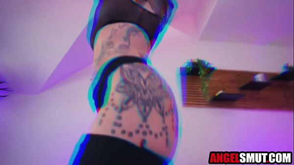 Image Tattooed MILF DPed by black & white cocks