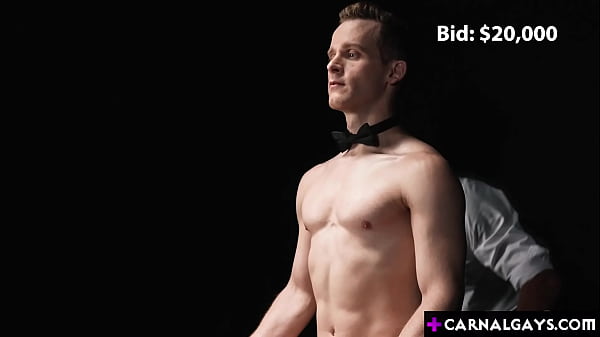 Image Stud Dylan Tides' BIG cock on display for potential buyers! As Tyler Saint is grooming the boy the bidders interest increases. Who will win the boy's ass?