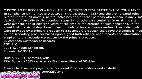 Image LICENSED TO BLOW - Anastasia Gives Up Asshole Freeuse