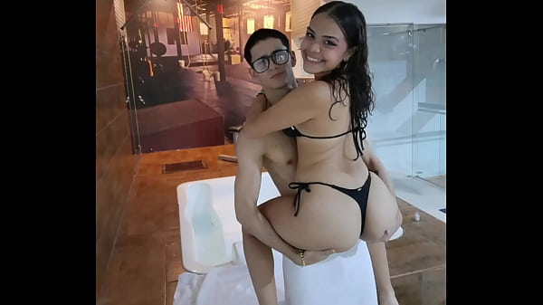 Image MY STEPBROTHER SHOWERS IN THE BATHROOM, I record him to fuck me rich