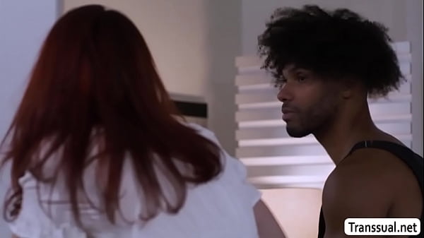 Image Black Gay gets ass barebacked by his TS stepmommy