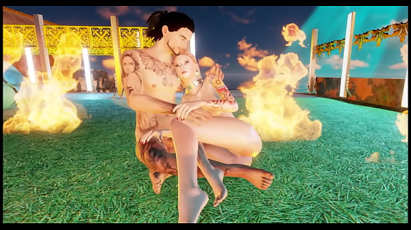 Image Ritual of Fire with Models sweetSalope and Metalion