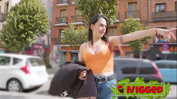 Image 21 years old Colombian babe Valen Pink is not sure about BLACK COCKS... Until she sees this one!