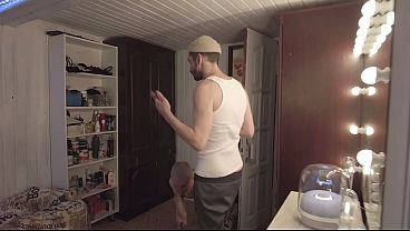 Image The stepfather roughly and harshly fucked his obedient fagot stepson and came all over his ass like a dirty whore