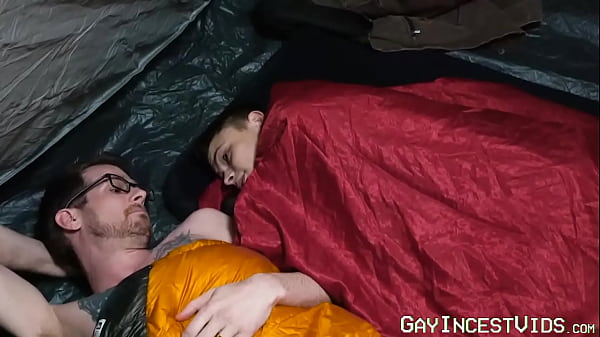 Image Austin Armstrong bareback fucked ass filled with cum in camp